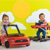imageBright Starts Ford Bronco 4in1 Blue Grey Baby Activity Center ampamp Push Walker with Removable Interactive Steering Wheel Toy 6 Months and upRed Mustang