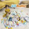 imageBright Starts Hug N Cuddle Activity Gym ampamp Playmat with TakeAlong ToysTotally Tropical