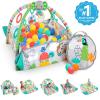 imageBright Starts Hug N Cuddle Activity Gym ampamp Playmat with TakeAlong ToysTotally Tropical