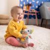 imageBright Starts HugaBye Baby Elephant Stuffed Animal Musical Toy Soft Toy Soother Plays Songs ampamp Lights up Newborn and up