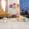 imageBright Starts HugaBye Baby Elephant Stuffed Animal Musical Toy Soft Toy Soother Plays Songs ampamp Lights up Newborn and up