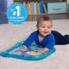 imageBright Starts Hungry Monkey Tummy Time Water Mat Baby Play Mat Inflatable Sensory Toy for Infants Age 06 MonthsStitch