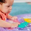 imageBright Starts Hungry Monkey Tummy Time Water Mat Baby Play Mat Inflatable Sensory Toy for Infants Age 06 MonthsThe Little Mermaid