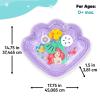 imageBright Starts Hungry Monkey Tummy Time Water Mat Baby Play Mat Inflatable Sensory Toy for Infants Age 06 MonthsThe Little Mermaid