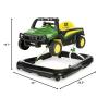 imageBright Starts John Deere 4in1 Gator Green Baby Activity Center ampamp Push Walker with Removable Interactive Steering Wheel Toy 6 Months and up