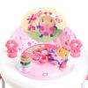 imageBright Starts JuneBerry WalkABout Baby Walker and Entertainer Removeable Floor Toy with Easy Fold Frame for Storage Ages 6 Months Juneberry Delight