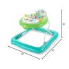 imageBright Starts JuneBerry WalkABout Baby Walker and Entertainer Removeable Floor Toy with Easy Fold Frame for Storage Ages 6 Months Jungle Vines