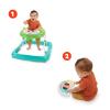 imageBright Starts JuneBerry WalkABout Baby Walker and Entertainer Removeable Floor Toy with Easy Fold Frame for Storage Ages 6 Months Jungle Vines