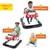 imageBright Starts JuneBerry WalkABout Baby Walker and Entertainer Removeable Floor Toy with Easy Fold Frame for Storage Ages 6 Months Little Speedster