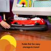imageBright Starts JuneBerry WalkABout Baby Walker and Entertainer Removeable Floor Toy with Easy Fold Frame for Storage Ages 6 Months Little Speedster