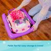 imageBright Starts JuneBerry WalkABout Baby Walker and Entertainer Removeable Floor Toy with Easy Fold Frame for Storage Ages 6 Months Minnie Mouse Go  Go Bows
