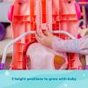 imageBright Starts JuneBerry WalkABout Baby Walker and Entertainer Removeable Floor Toy with Easy Fold Frame for Storage Ages 6 Months Minnie Mouse Go  Go Bows