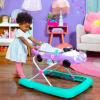 imageBright Starts JuneBerry WalkABout Baby Walker and Entertainer Removeable Floor Toy with Easy Fold Frame for Storage Ages 6 Months Purple Power