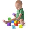 imageBright Starts KaledioCubes 9pk Stack ampamp Squeeze Blocks Baby Bath Toys  Play ampamp Learn with Colors Numbers ampamp Shapes Ages 3 Months MulticolorKalediocubes