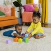 imageBright Starts KaledioCubes 9pk Stack ampamp Squeeze Blocks Baby Bath Toys  Play ampamp Learn with Colors Numbers ampamp Shapes Ages 3 Months MulticolorKalediocubes