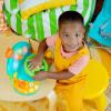 imageBright Starts Lights and Colors Driver Toy Steering Wheel with Car Sounds for Pretend Play  Green 6 Months and up