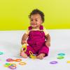 imageBright Starts Lots of Links Rings Toys for Stroller or Carrier Seat BPAFree Ages 0 Months Plus Multicolor 24 Count24 Count Pack of 1