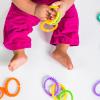 imageBright Starts Lots of Links Rings Toys for Stroller or Carrier Seat BPAFree Ages 0 Months Plus Multicolor 24 Count24 Count Pack of 1