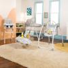 imageBright Starts Mickey Mouse Comfy Disney Baby Bouncer in Cloudscapes Includes Toy Bar with 3 Cute Toys Plays 7 Soothing Melodies wAuto ShutOff Age 06 MonthsWinnie the Pooh  Classic Pals
