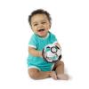 imageBright Starts Oball Rollin Rainstick Rattle EasyGrasp Toy Ages 3 Months Black  White Soccer Ball