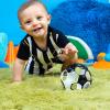 imageBright Starts Oball Rollin Rainstick Rattle EasyGrasp Toy Ages 3 Months Black  White Soccer Ball