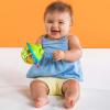 imageBright Starts Oball Rollin Rainstick Rattle EasyGrasp Toy Ages 3 Months Green