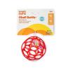 imageBright Starts Oball Rollin Rainstick Rattle EasyGrasp Toy Ages 3 Months Red