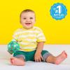 imageBright Starts Oball Rollin Rainstick Rattle EasyGrasp Toy Ages 3 Months Teal