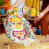 imageBright Starts Pink Paradise Portable Baby Bouncer with Vibrating Infant Seat and Toy Bar Max Weight 20 lbs Age 06 MonthsPlayful Pinwheels