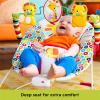 imageBright Starts Pink Paradise Portable Baby Bouncer with Vibrating Infant Seat and Toy Bar Max Weight 20 lbs Age 06 MonthsPlayful Pinwheels