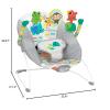 imageBright Starts Playful Paradise Comfy Baby Bouncer Seat with Soothing Vibration and Toys Unisex 06 Months