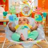 imageBright Starts Playful Paradise Comfy Baby Bouncer Seat with Soothing Vibration and Toys Unisex 06 Months