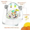 imageBright Starts Playful Paradise Portable Compact Automatic Baby Swing with Music Unisex Newborn 