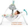imageBright Starts Playful Paradise Portable Compact Automatic Baby Swing with Music Unisex Newborn 