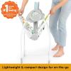 imageBright Starts Playful Paradise Portable Compact Automatic Baby Swing with Music Unisex Newborn 