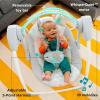 imageBright Starts Portable Automatic 6Speed Baby Swing with Removable Toy Bar 09 Months 620 lbs Rainforest VibesWhimsical Wild