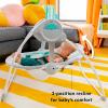imageBright Starts Portable Automatic 6Speed Baby Swing with Removable Toy Bar 09 Months 620 lbs Rainforest VibesWhimsical Wild