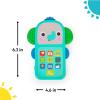 imageBright Starts Press ampamp Glow Spinner Cause and Effect Musical Baby Toy Age 6 MonthsElephone