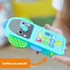 imageBright Starts Press ampamp Glow Spinner Cause and Effect Musical Baby Toy Age 6 MonthsElephone