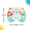 imageBright Starts Press ampamp Glow Spinner Cause and Effect Musical Baby Toy Age 6 MonthsGamer Buddy