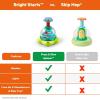 imageBright Starts Press ampamp Glow Spinner Cause and Effect Musical Baby Toy Age 6 MonthsPress  Grow