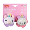 imageBright Starts Rattle ampamp Teethe Wrist Pals Toy Unicorn ampamp Llama Newborn 2 Count2 Count Pack of 6