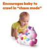 imageBright Starts Rock ampamp Glow Unicorn Crawling Baby Toy with Lights and Melodies Age 6 Months  Pink