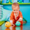 imageBright Starts Roll ampamp Glow Monkey Crawling Baby Toy with Lights and Sounds Tummy Time Toy 6 Months and upGiggables Roll  Chase Pals