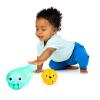 imageBright Starts Roll ampamp Glow Monkey Crawling Baby Toy with Lights and Sounds Tummy Time Toy 6 Months and upGiggables Roll  Chase Pals