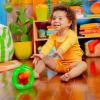 imageBright Starts Roll ampamp Glow Monkey Crawling Baby Toy with Lights and Sounds Tummy Time Toy 6 Months and upRoll  Glow