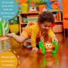 imageBright Starts Roll ampamp Glow Monkey Crawling Baby Toy with Lights and Sounds Tummy Time Toy 6 Months and upRoll  Glow
