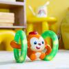 imageBright Starts Roll ampamp Glow Monkey Crawling Baby Toy with Lights and Sounds Tummy Time Toy 6 Months and upRoll  Glow