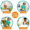 imageBright Starts Roll ampamp Glow Monkey Crawling Baby Toy with Lights and Sounds Tummy Time Toy 6 Months and upWobble Bobble