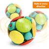 imageBright Starts Roll ampamp Glow Monkey Crawling Baby Toy with Lights and Sounds Tummy Time Toy 6 Months and upWobble Bobble